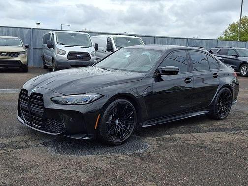 Black Sapphire Metallic 2021 BMW M3 Competition