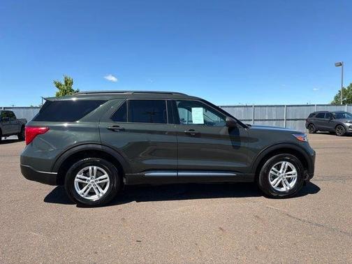 Green Metallic 2023 Ford Explorer XLT