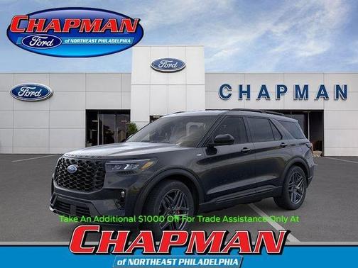 Black Metallic 2026 Ford Explorer ST-Line