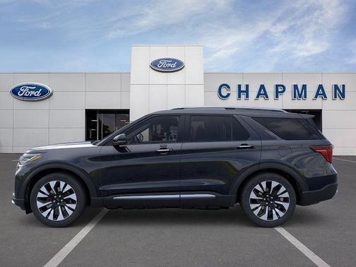 Agate Black Metallic 2026 Ford Explorer Platinum