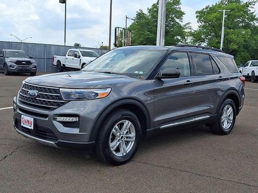 Gray Metallic 2021 Ford Explorer XLT