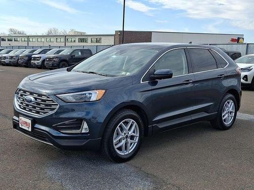 Blue Metallic 2022 Ford Edge SEL