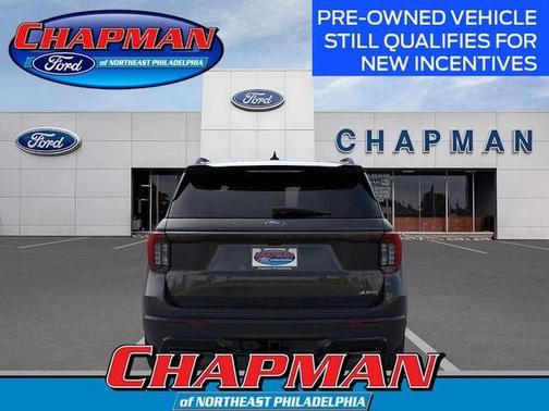 Agate Black Metallic 2026 Ford Explorer ST-Line