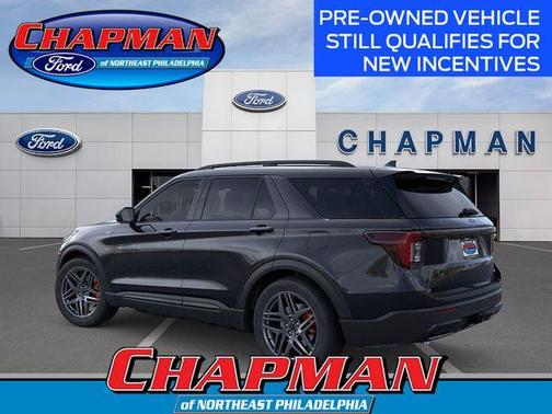 Agate Black Metallic 2026 Ford Explorer ST-Line
