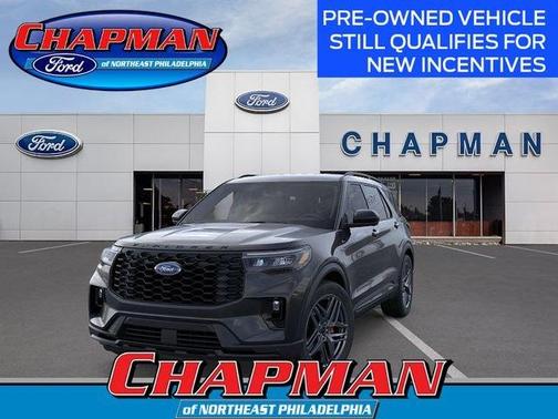 Agate Black Metallic 2026 Ford Explorer ST-Line