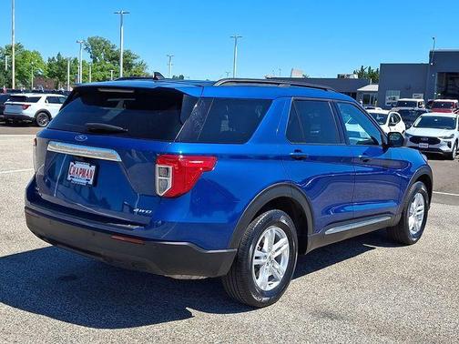 Blue Metallic 2023 Ford Explorer XLT