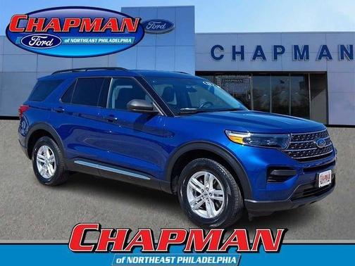 Blue Metallic 2023 Ford Explorer XLT