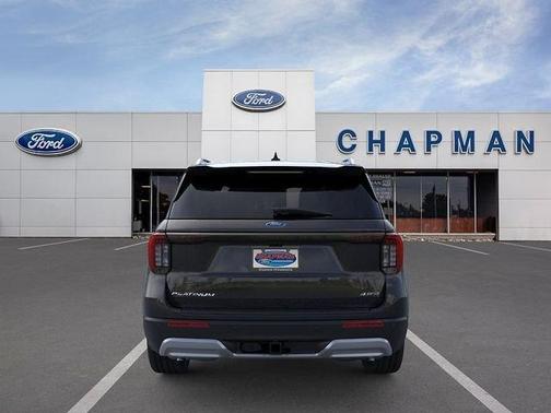 Agate Black Metallic 2026 Ford Explorer Platinum