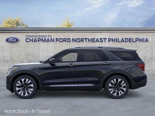 Agate Black Metallic 2026 Ford Explorer Platinum