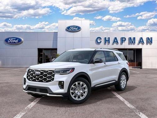 White Metallic 2027 Ford Explorer Platinum