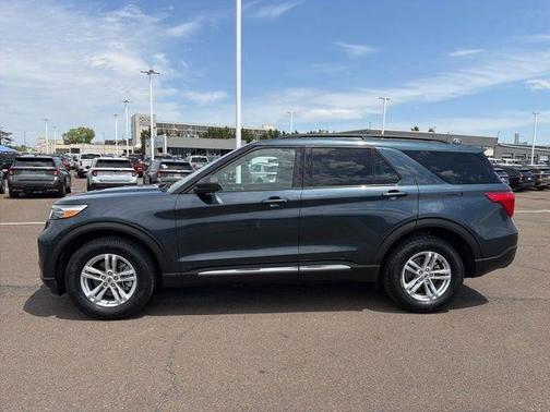 Blue Metallic 2023 Ford Explorer XLT