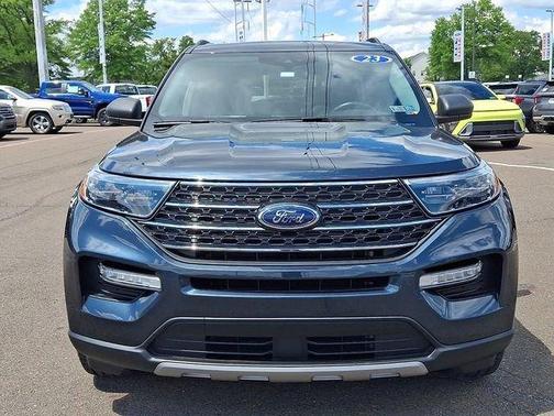 Blue Metallic 2023 Ford Explorer XLT