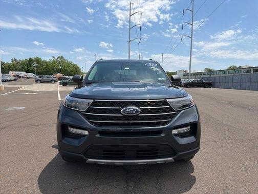 Blue Metallic 2023 Ford Explorer XLT