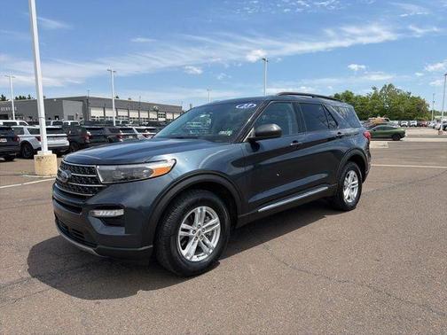 Blue Metallic 2023 Ford Explorer XLT
