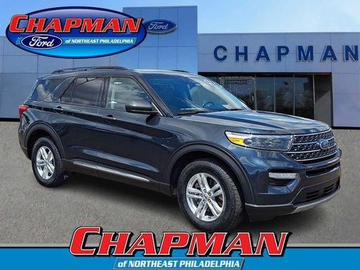 Blue Metallic 2023 Ford Explorer XLT