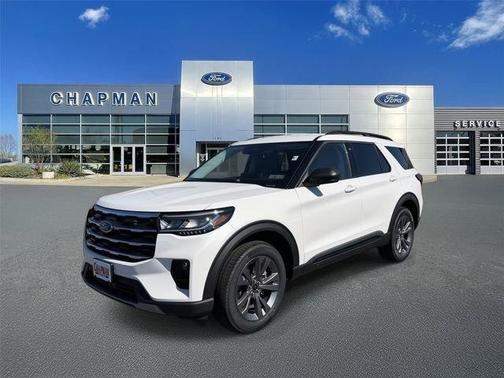 White Metallic 2026 Ford Explorer Active