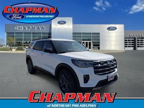 White Metallic 2026 Ford Explorer Active