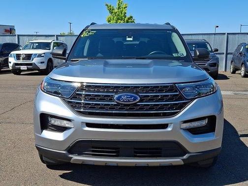 Silver Metallic 2024 Ford Explorer XLT