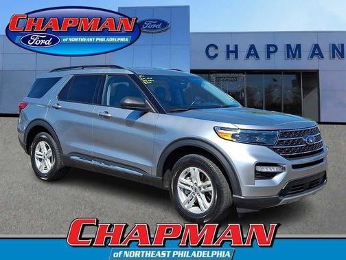 Silver Metallic 2024 Ford Explorer XLT