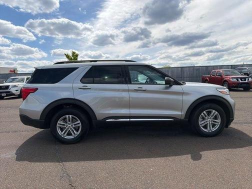 Silver Metallic 2024 Ford Explorer XLT