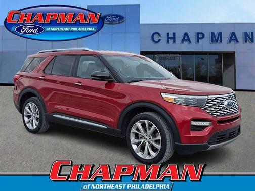 Rapid Red Metallic Tinted Clearcoat 2023 Ford Explorer Platinum