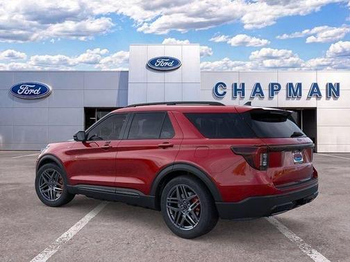Rapid Red Metallic Tinted Clearcoat 2026 Ford Explorer ST-Line