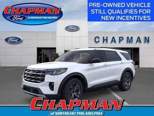 White Metallic 2026 Ford Explorer Active