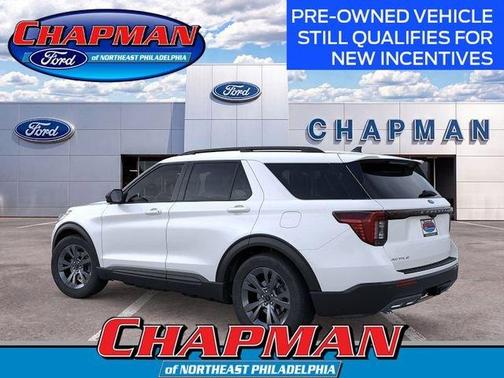 White Metallic 2026 Ford Explorer Active