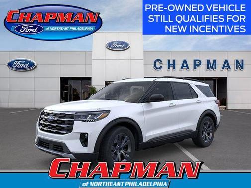White Metallic 2026 Ford Explorer Active