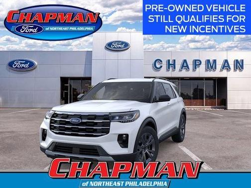 White Metallic 2026 Ford Explorer Active