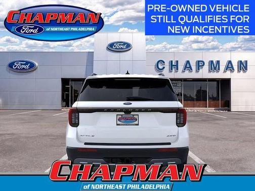 White Metallic 2026 Ford Explorer Active