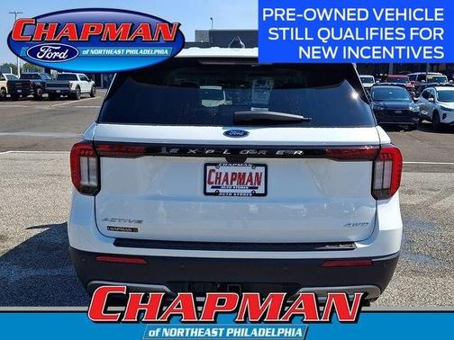 White Metallic 2026 Ford Explorer Active
