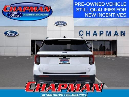 White Metallic 2026 Ford Explorer Active
