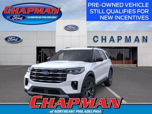 White Metallic 2026 Ford Explorer Active