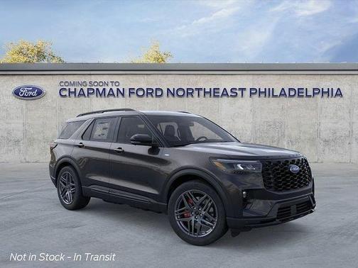 Agate Black Metallic 2026 Ford Explorer ST-Line