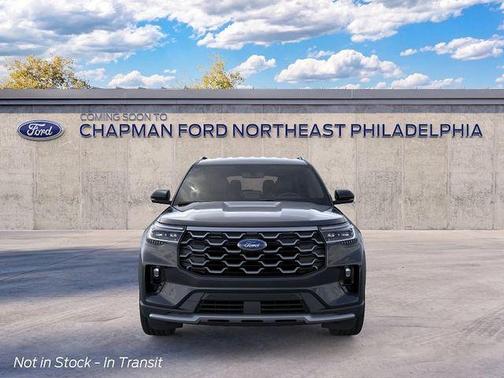 Agate Black Metallic 2026 Ford Explorer Platinum