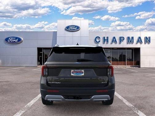 Agate Black Metallic 2026 Ford Explorer Platinum