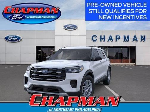 Space White Metallic 2026 Ford Explorer Active
