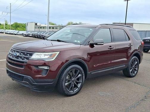 Burgundy 2019 Ford Explorer XLT