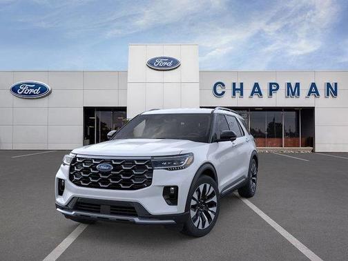 Space White Metallic 2026 Ford Explorer Platinum