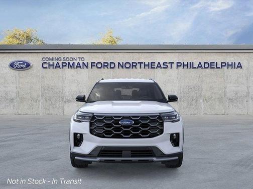 Space White Metallic 2026 Ford Explorer Platinum