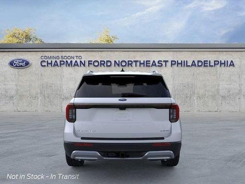 Space White Metallic 2026 Ford Explorer Platinum