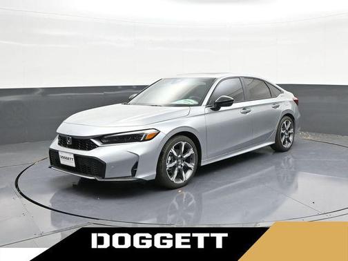 Solar Silver Metallic 2026 Honda Civic Hybrid Sport Touring