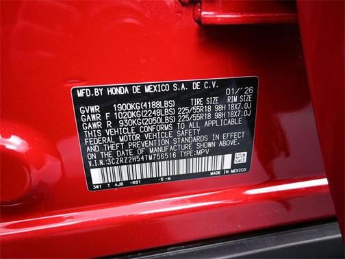 2026 Honda HR-V AWD Sport