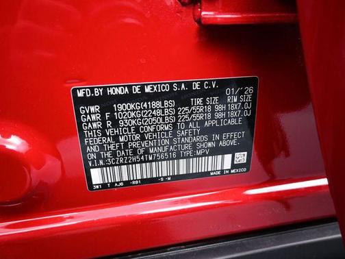 2026 Honda HR-V AWD Sport