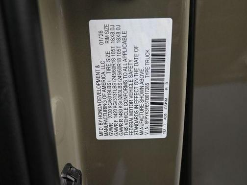 2026 Honda Ridgeline TrailSport