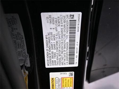 2026 Honda Civic Sport