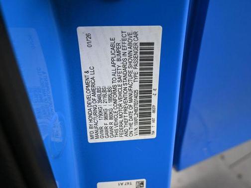 2026 Honda Civic Sport