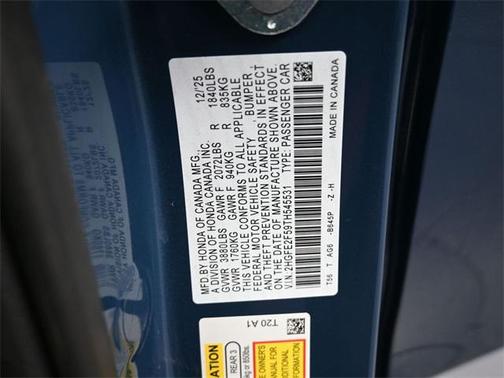 2026 Honda Civic Sport