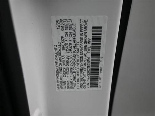 2026 Honda CR-V Hybrid Sport FWD